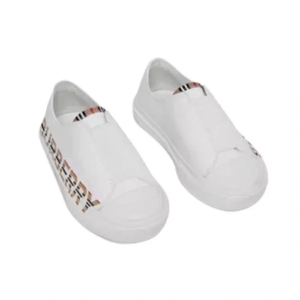 BURBERRY TODDLER GIRL MINI LARKHALL LOW TOP SLIP ON SNEAKER
